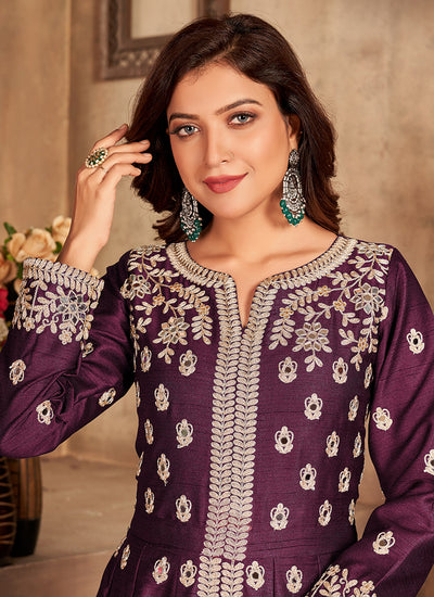 Buy Anarkali Pant Suit