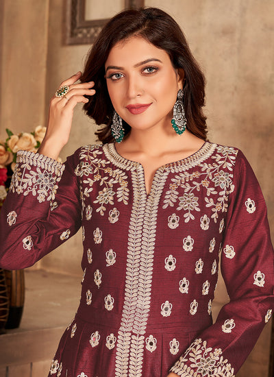 Buy Anarkali Pant Suit