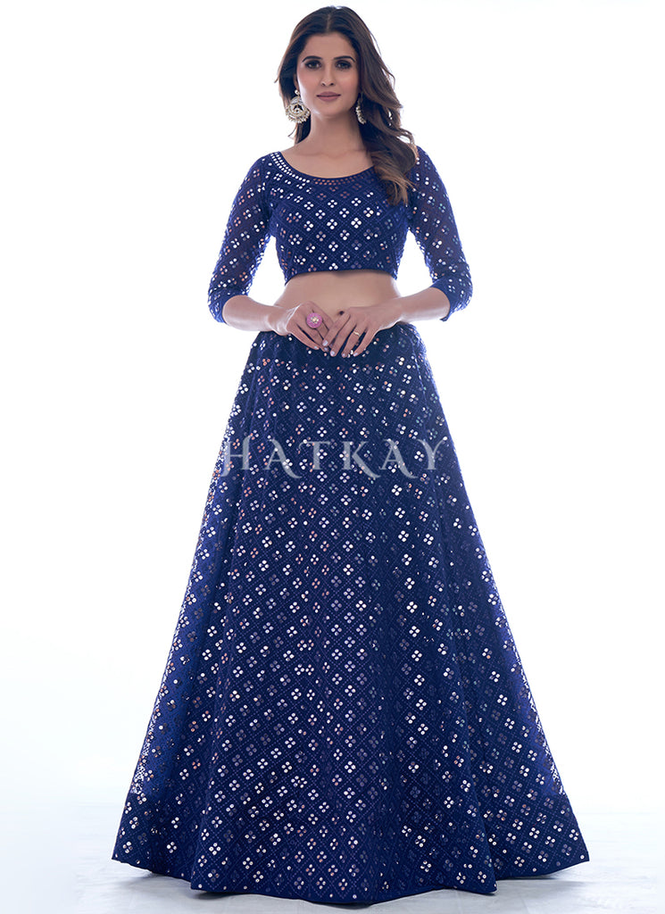 Shop Bollywood Lehengas In USA, UK, Canada, Germany, Mauritius, Singapore With Free Shipping Worldwide.