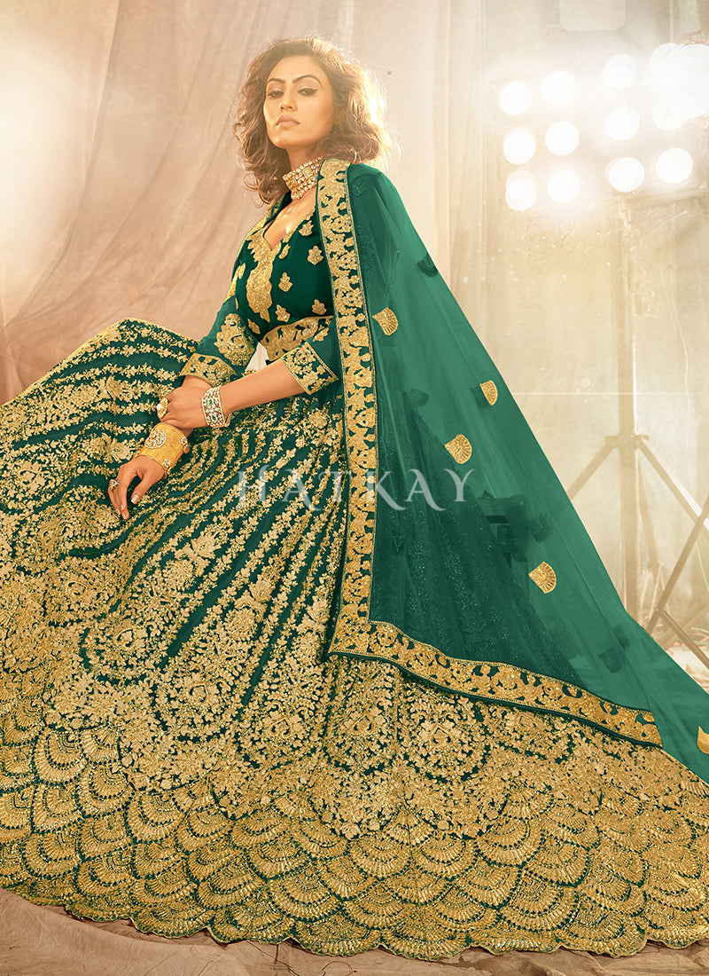 Shop Lehengas In USA, UK, Canada, Germany, Mauritius, Singapore With Free Shipping Worldwide.