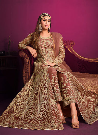 Buy Anarkali Pant Suit
