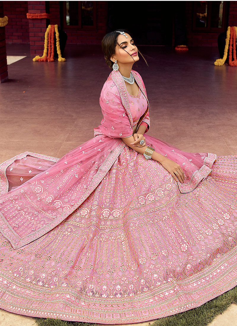 Pink Wedding Lehenga Choli In Germany