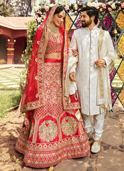 Red Lehenga Choli In UK