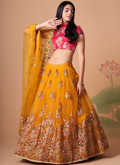 Shop Latest Bridesmaid Lehenga Online Free Shipping In USA, UK, Canada, Germany, Mauritius, Singapore With Free Shipping Worldwide.