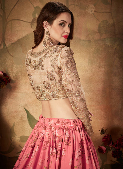 Pink Lehenga Choli