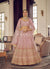 Light Pink Multi Appliqué Embroidered Wedding Lehenga Choli