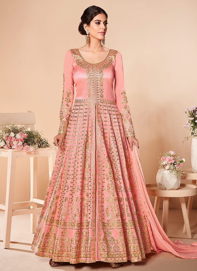 Silk Anarkali Suit