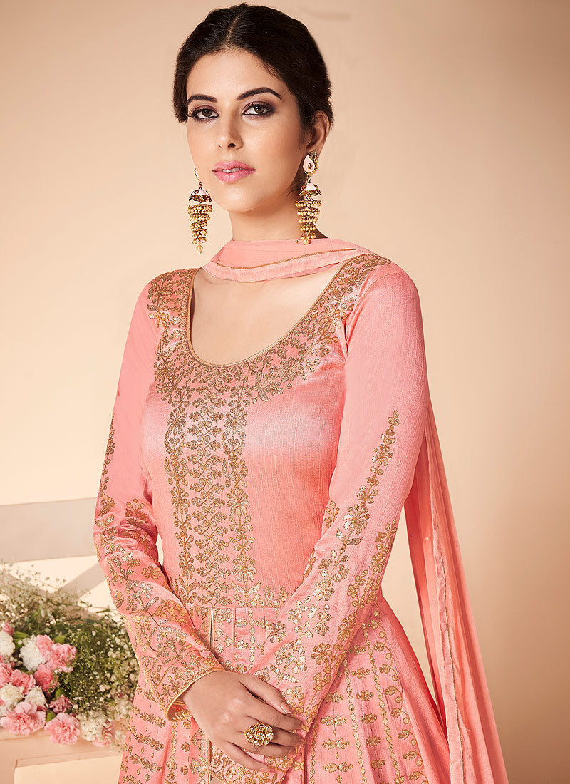 Silk Anarkali Suit