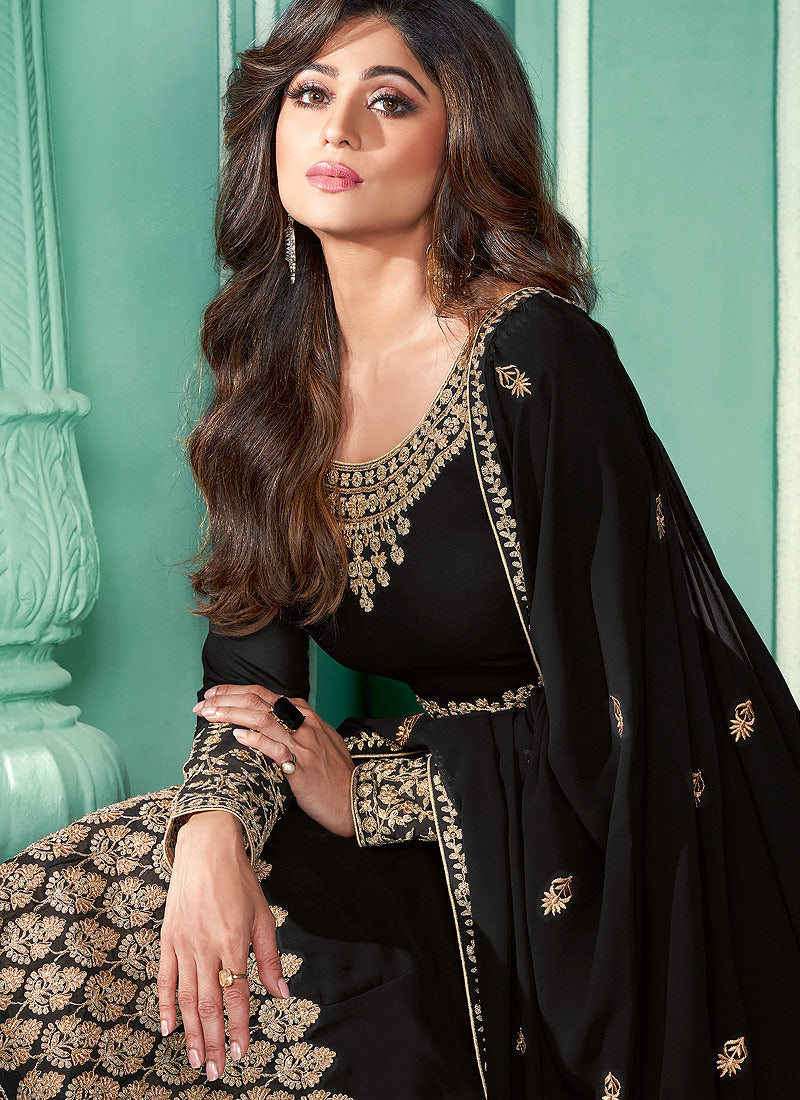Black Anarkali Suit In usa