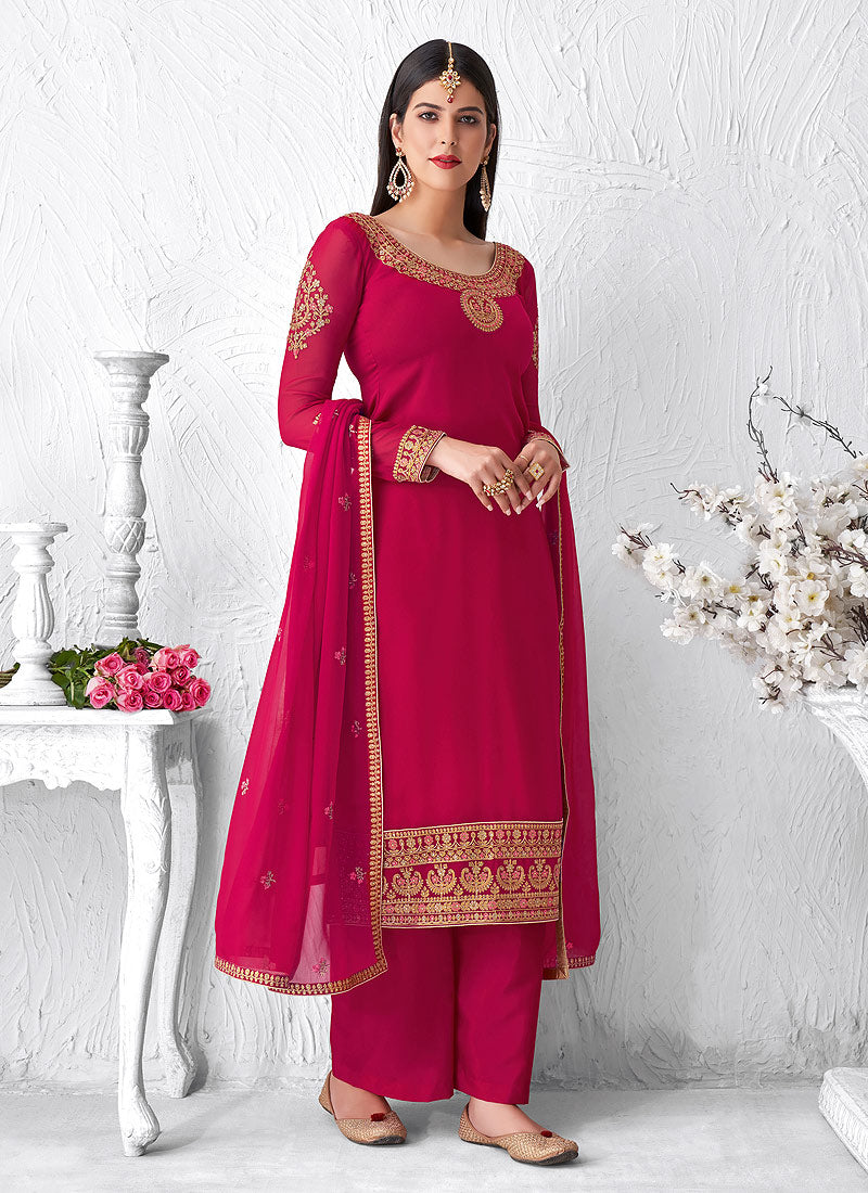 Pink Palazzo Suit In usa uk canada