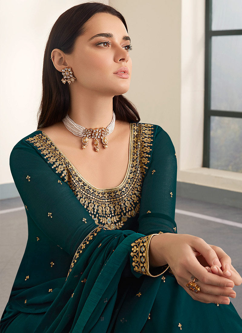Deep Green Pant Suit In uk