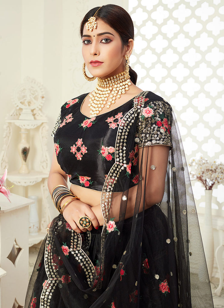 Black Lehenga Choli In usa