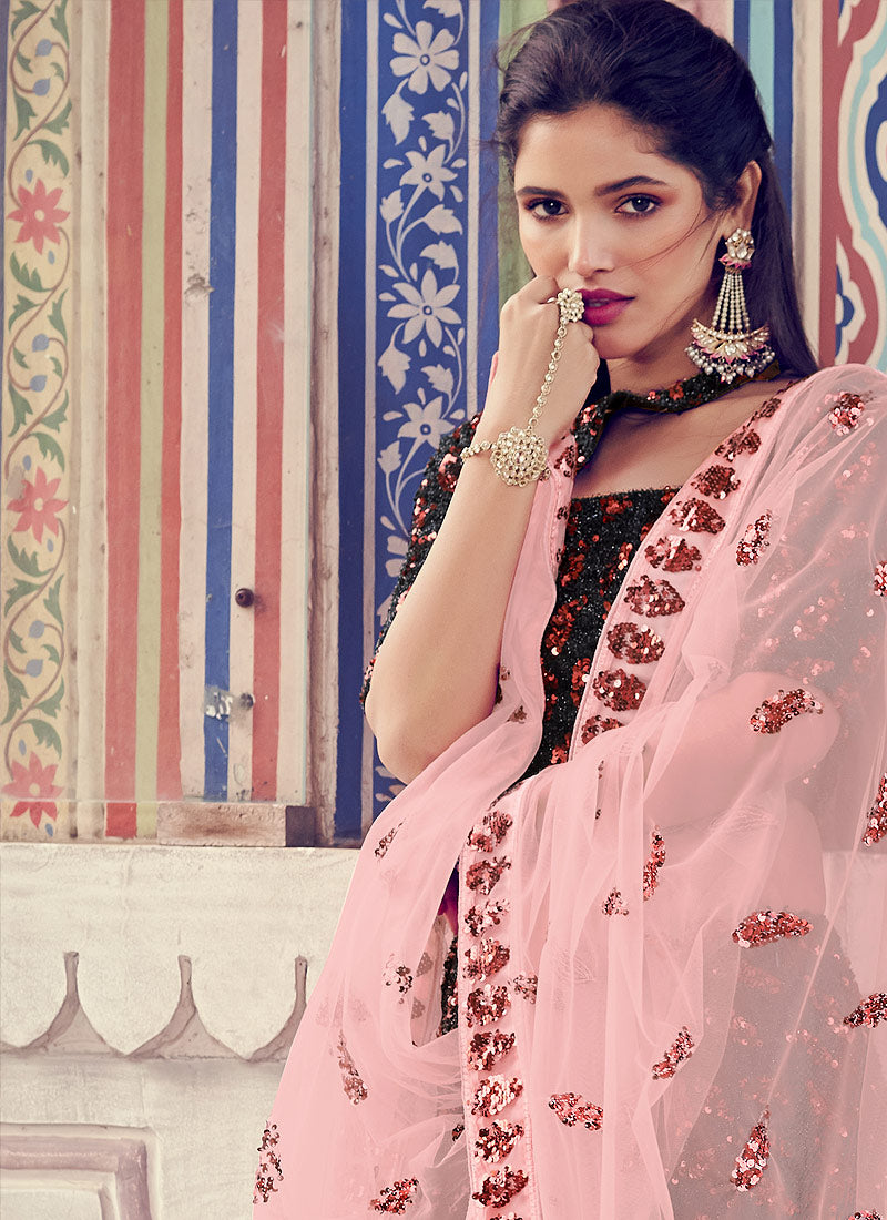 Black And Red Lehenga Choli In usa uk canada