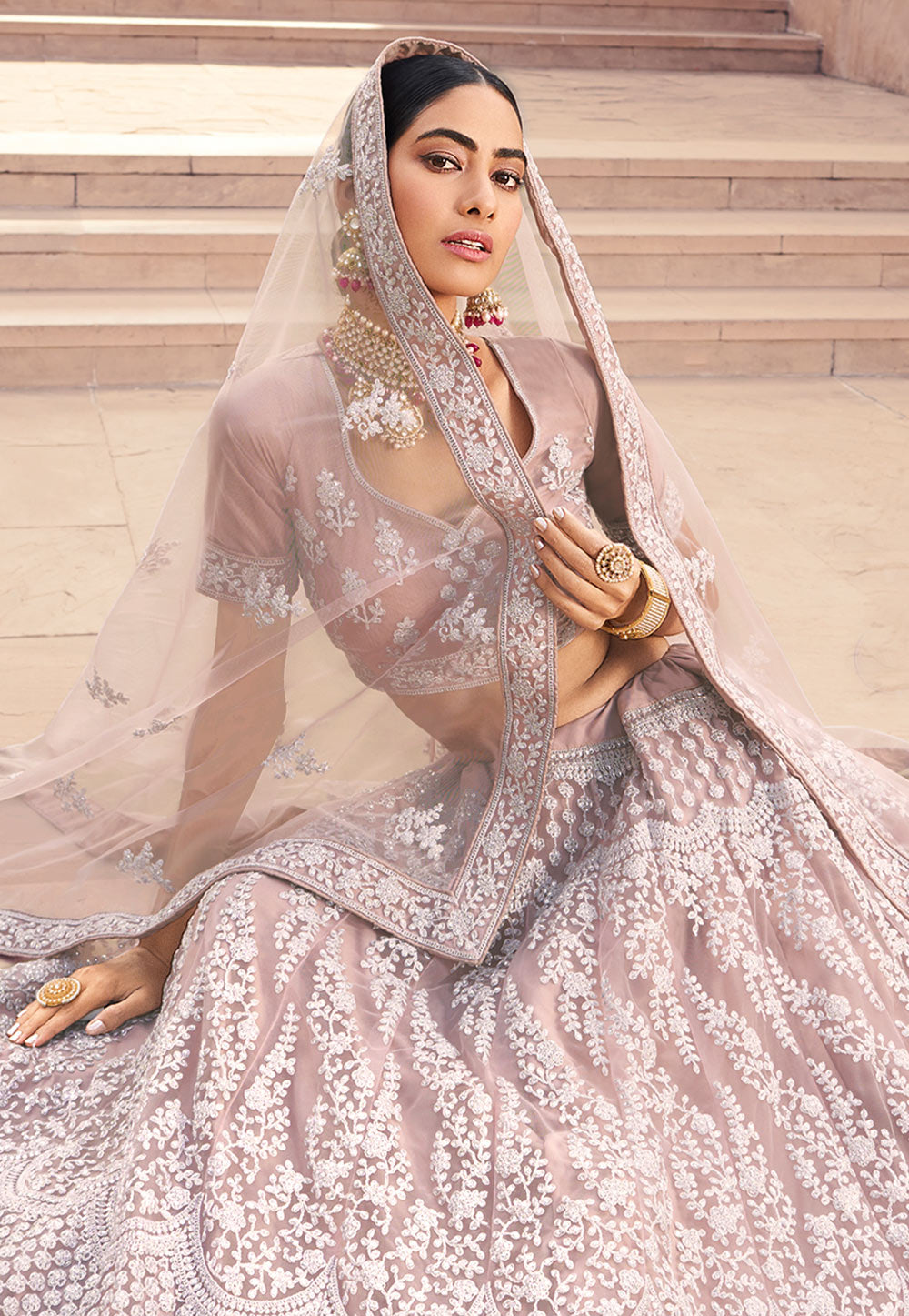 Lilac Purple Lehenga Choli In usa