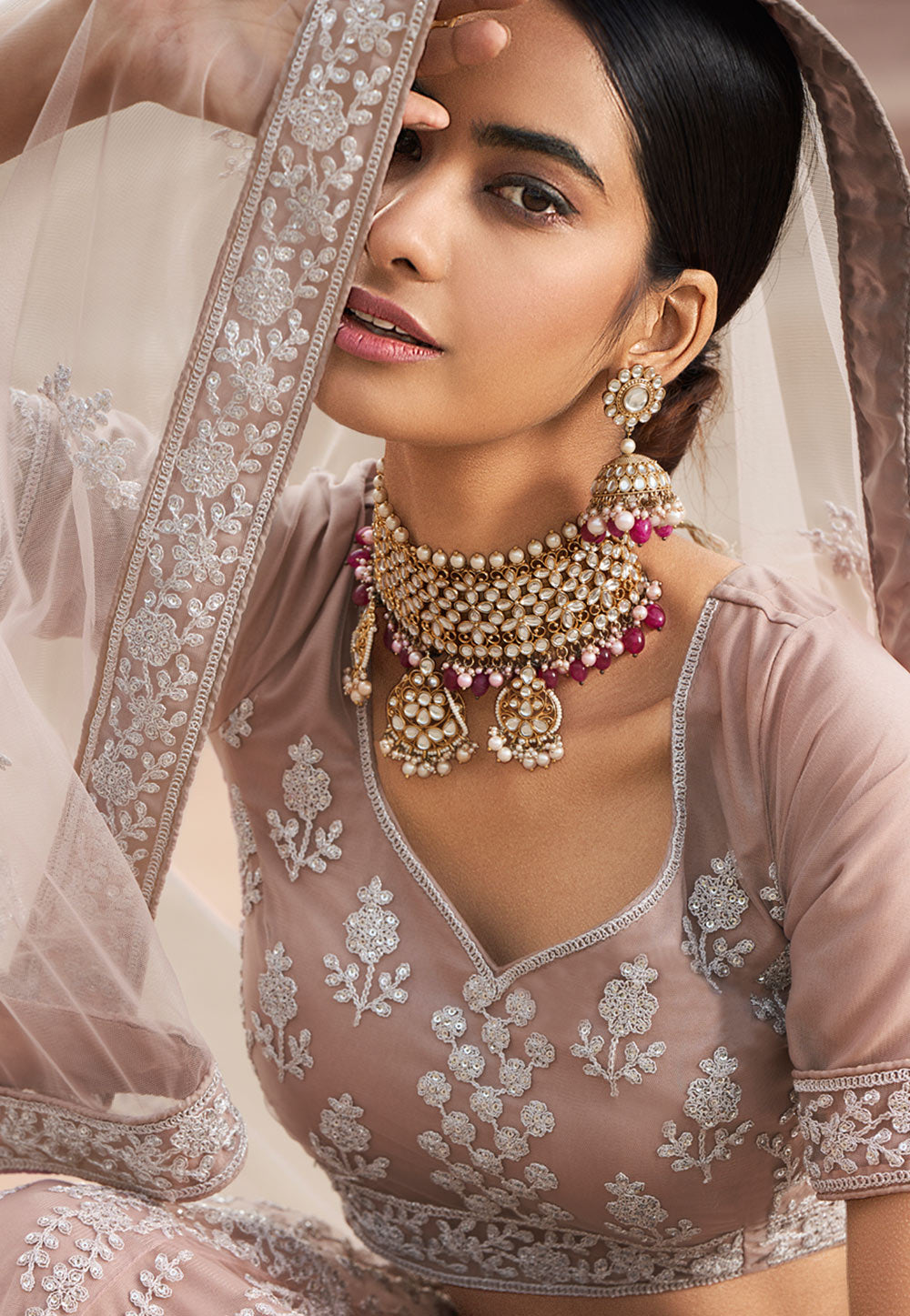 Lilac Purple Lehenga Choli In usa uk canada