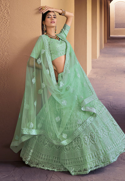 Green Lehenga Choli In usa