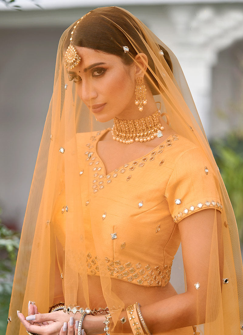Yellow Wedding Lehenga Choli In usa uk canada