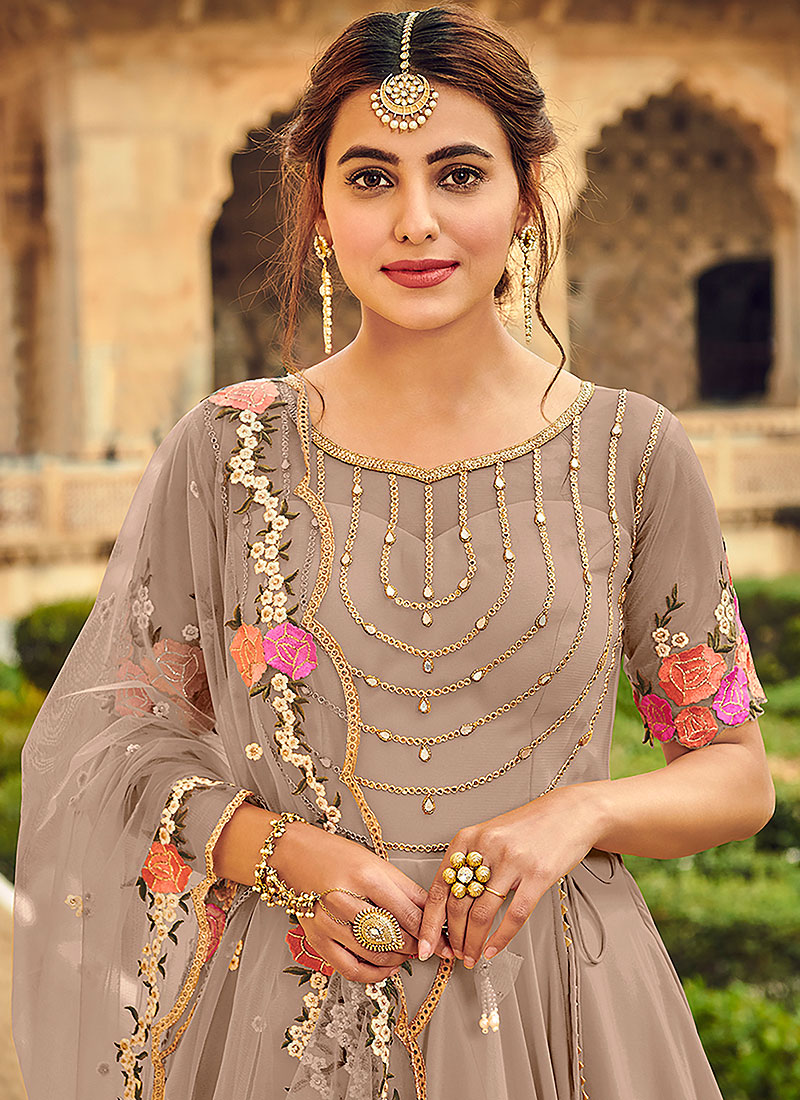 Mauve Anarkali Suit In germany