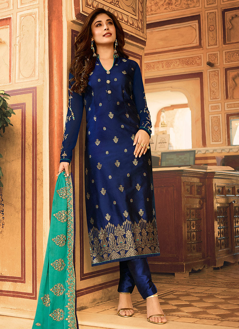 Embroidered Pant Suit