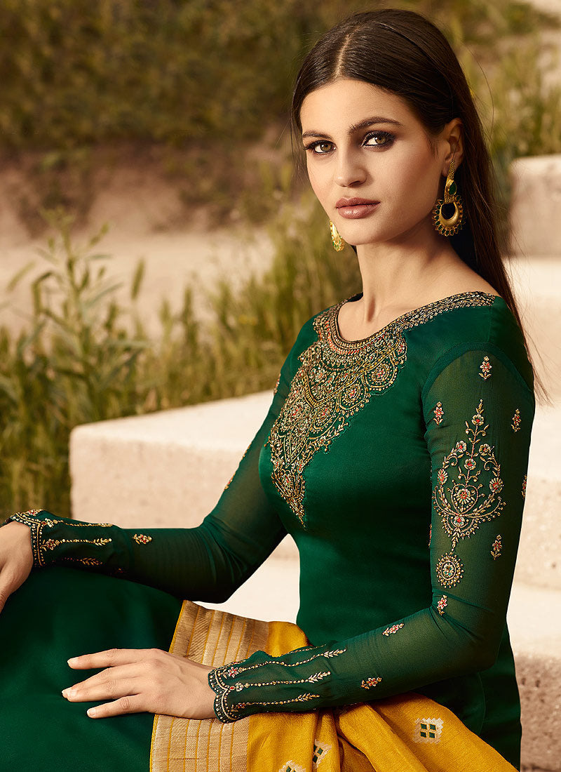 Embroidered Pants Suit