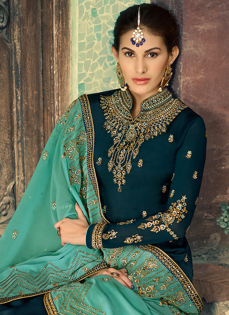 Embroidered Lehenga Suit