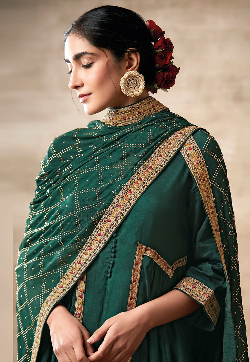 Green Palazzo Suit In usa uk canada