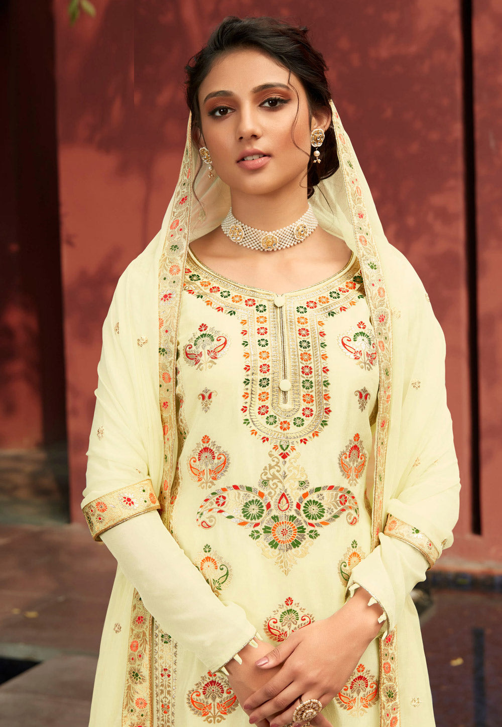 Lemon Yellow Palazzo Suit In usa uk canada