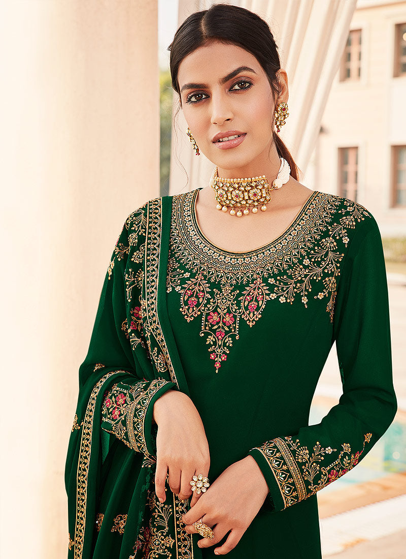 Green Churidar Suit In usa uk canada