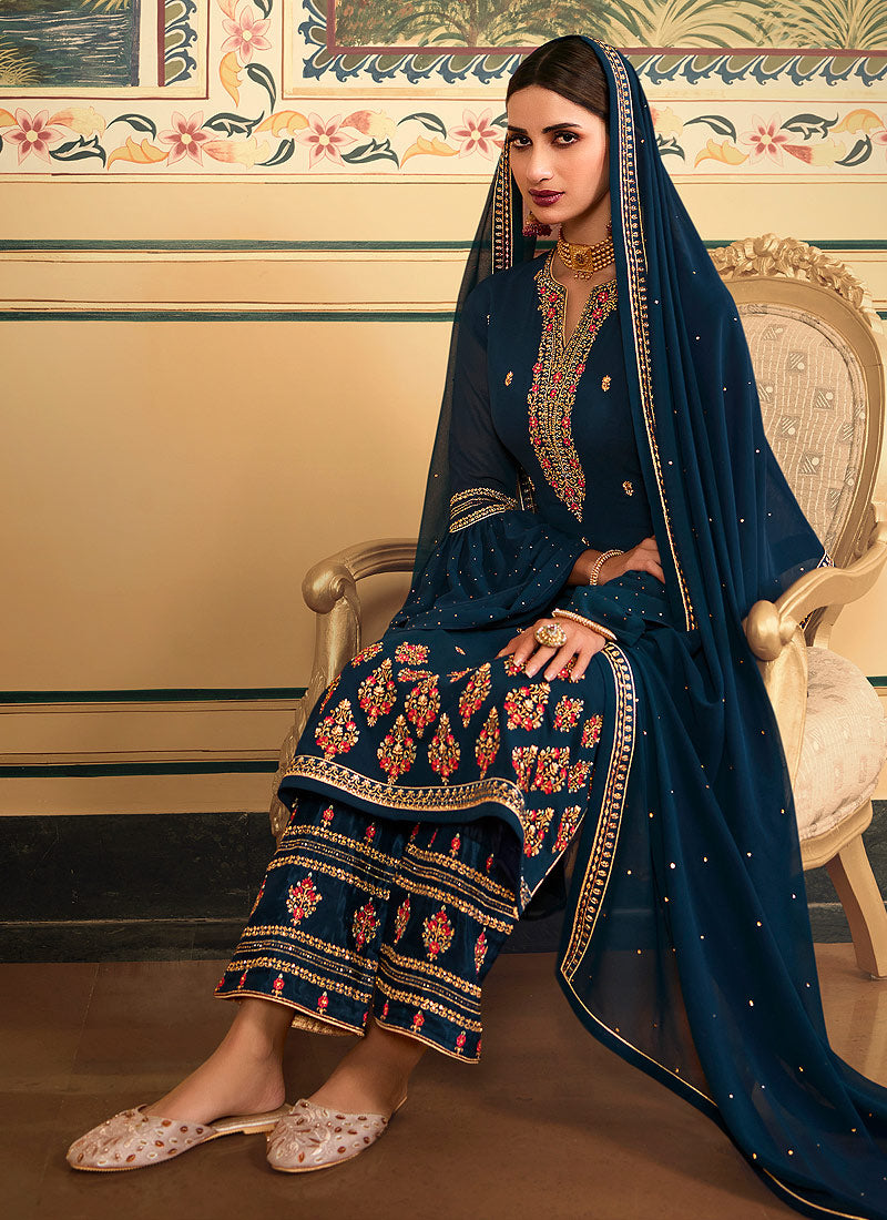 Royal Blue Pant Style Suit In usa uk canada