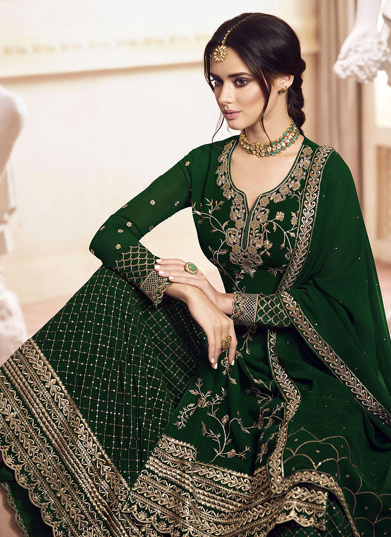 Embroidered Gharara Suit