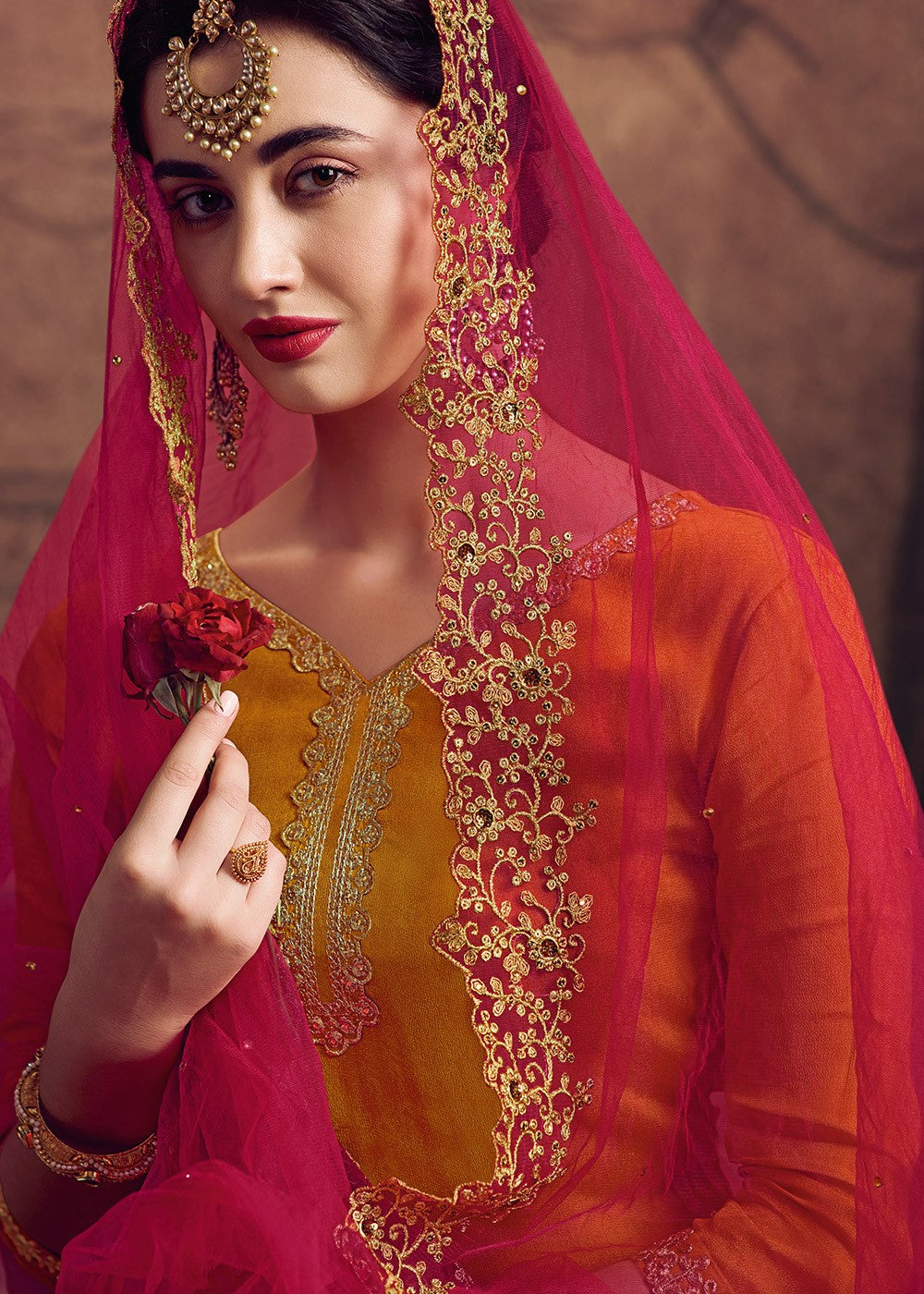 Indian Suits - Yellow Pakistani Palazzo Suit