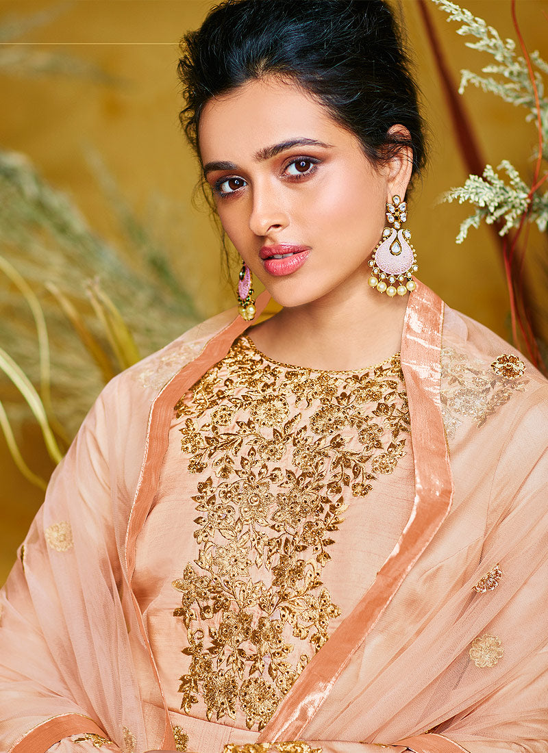 Peplum Style Lehenga Suit