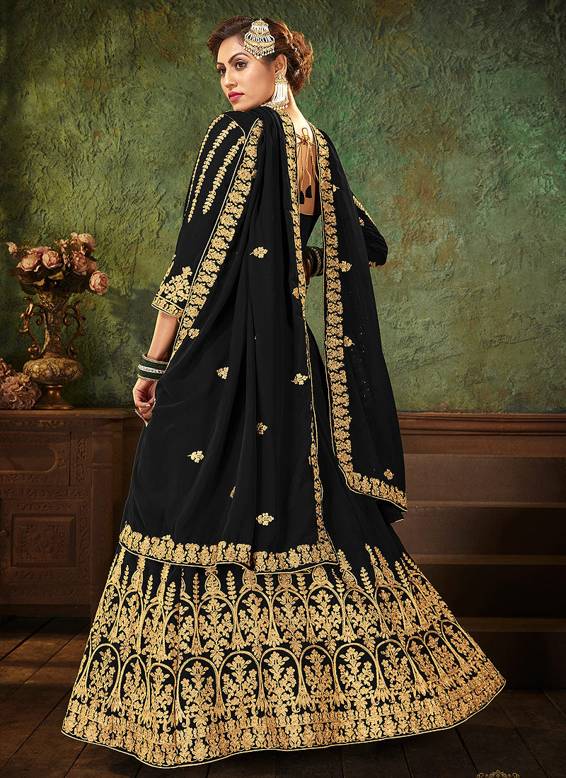 Black Anarkali Suit In usa