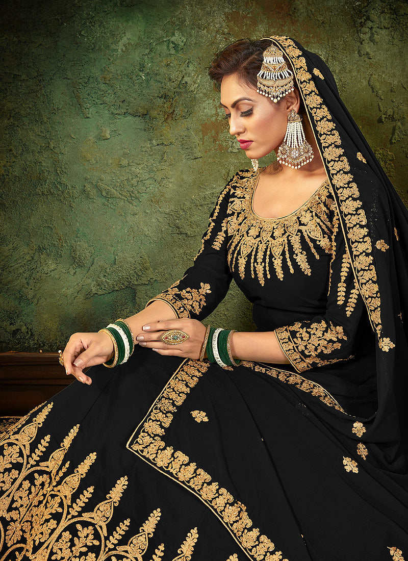 Black Anarkali Suit In usa uk canada