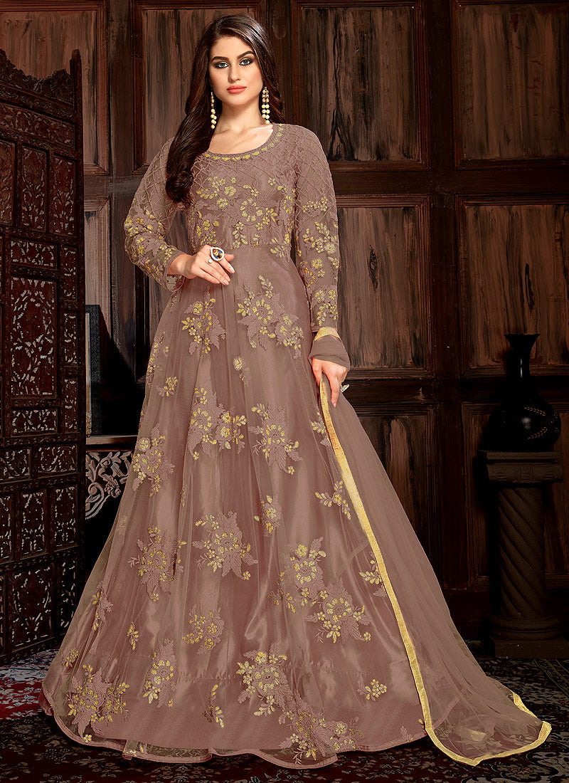 Net Anarkali Suit