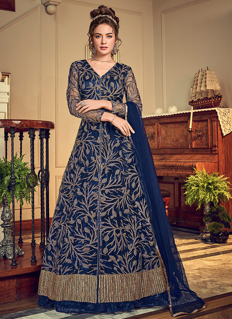 Slit Style Anarkali Lehenga Suit
