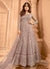Mauve Multi Embroidered Anarkali Gown