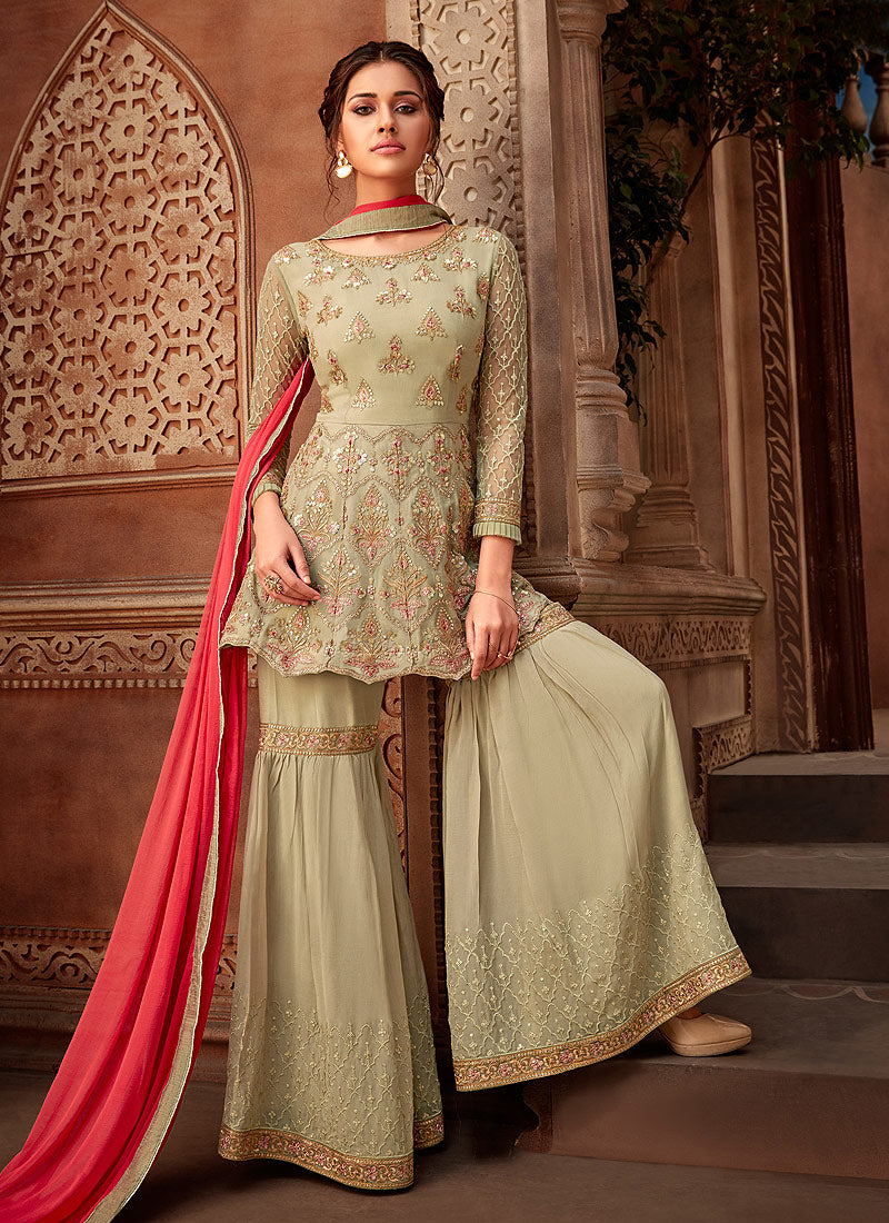 Pakistani Gharara Suit