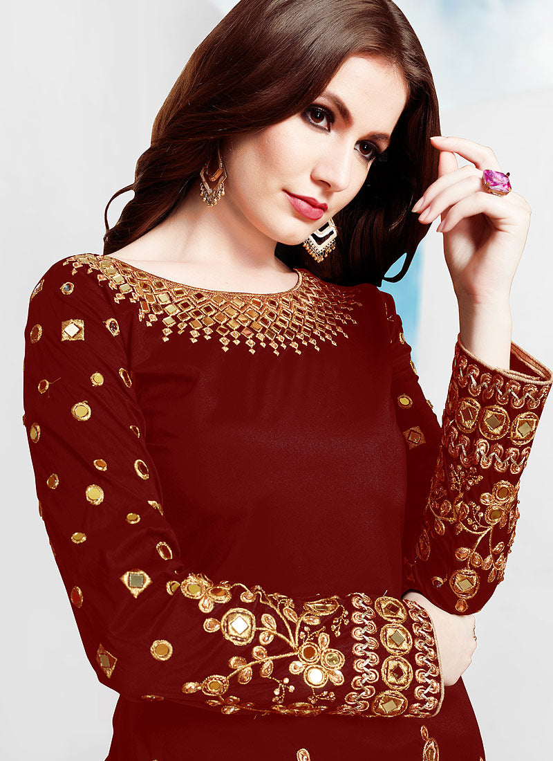 Embroidered Patiala Suit
