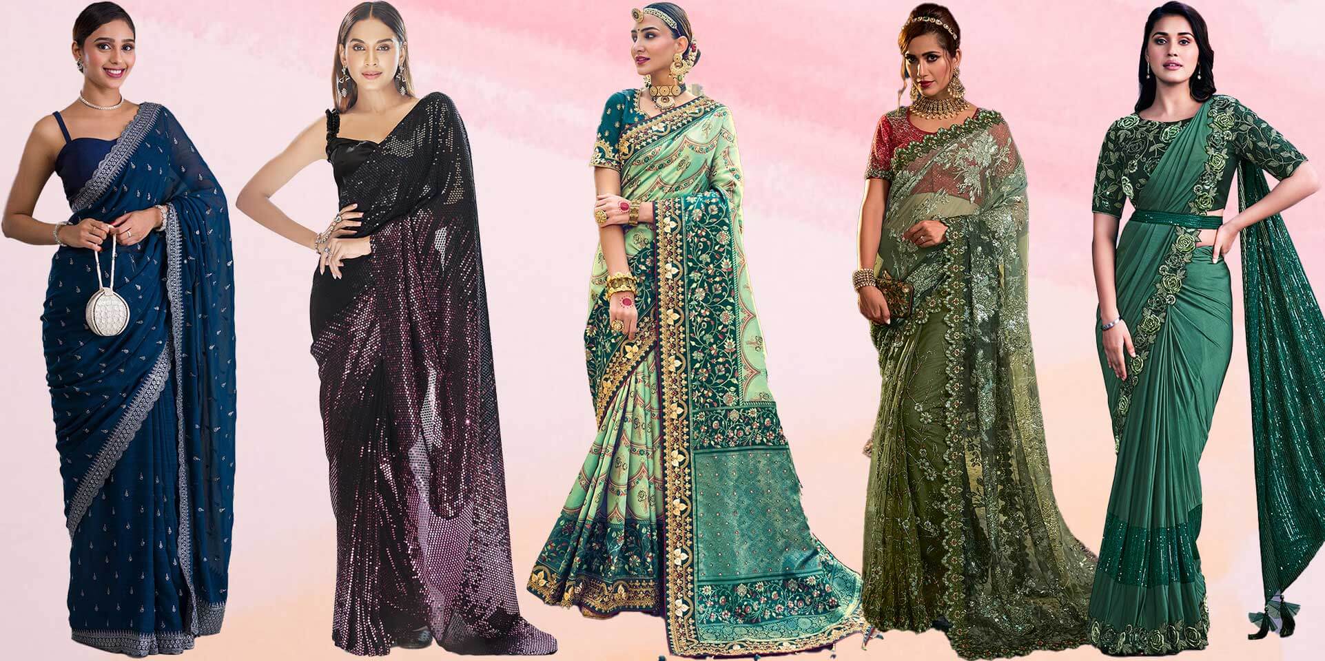 Buy Latest Sarees Online in India | Shop Latest Collection of Saree –  Sujatra | Latest sarees, Latest sarees online, Party wear sarees online