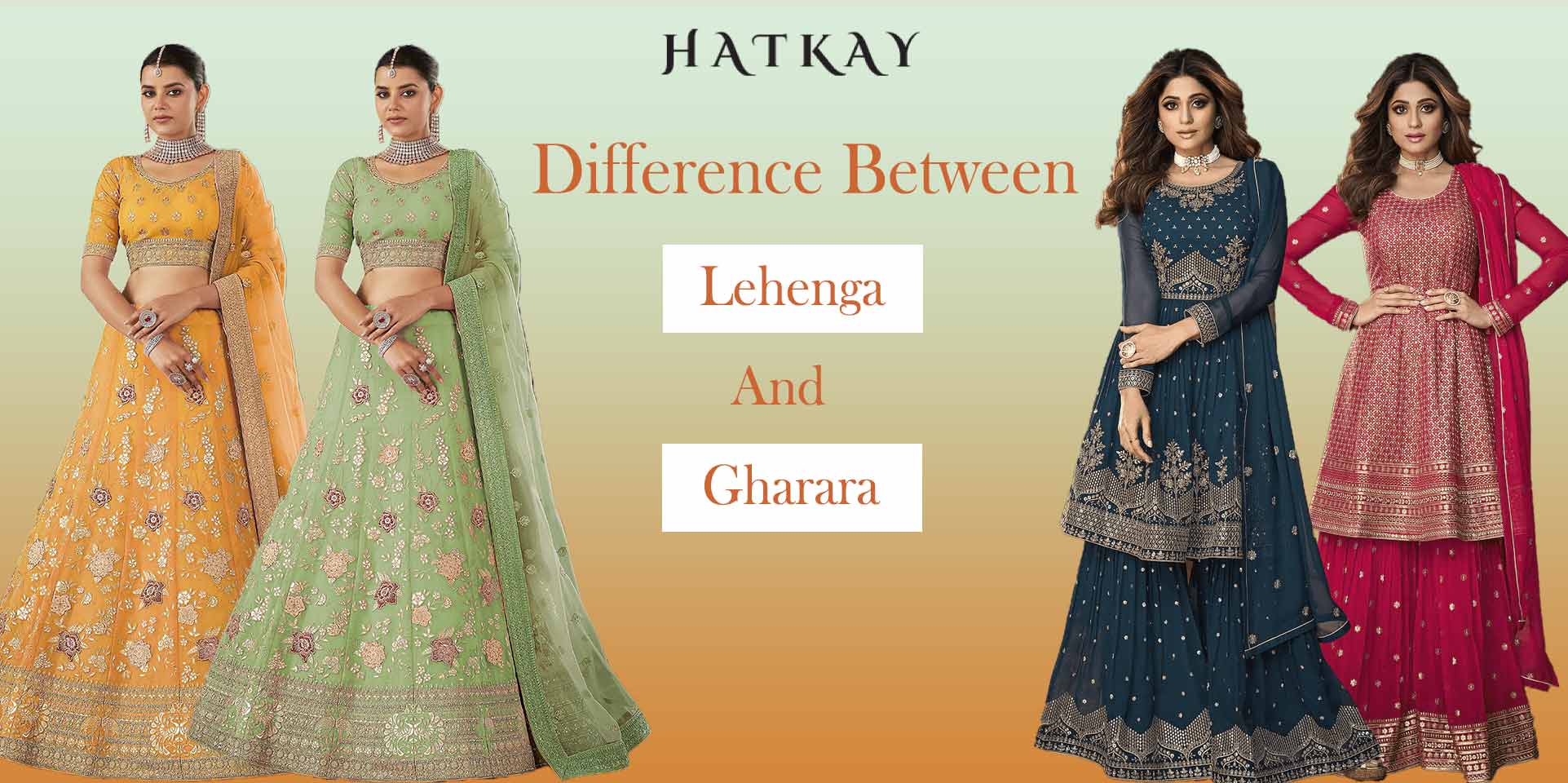 What is the Difference Between Lehenga and Gharara?