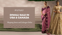 Diwali Sale In USA & Canada: Shopping Sarees and Lehengas Online