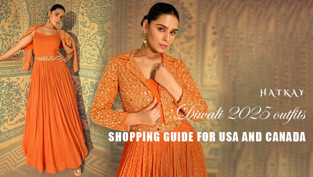Indian Saree - Diwali 2025 Outfit Shopping Guide for USA and Canada