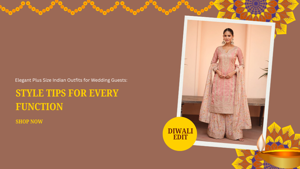 Plus Size Indian Outfits for Wedding