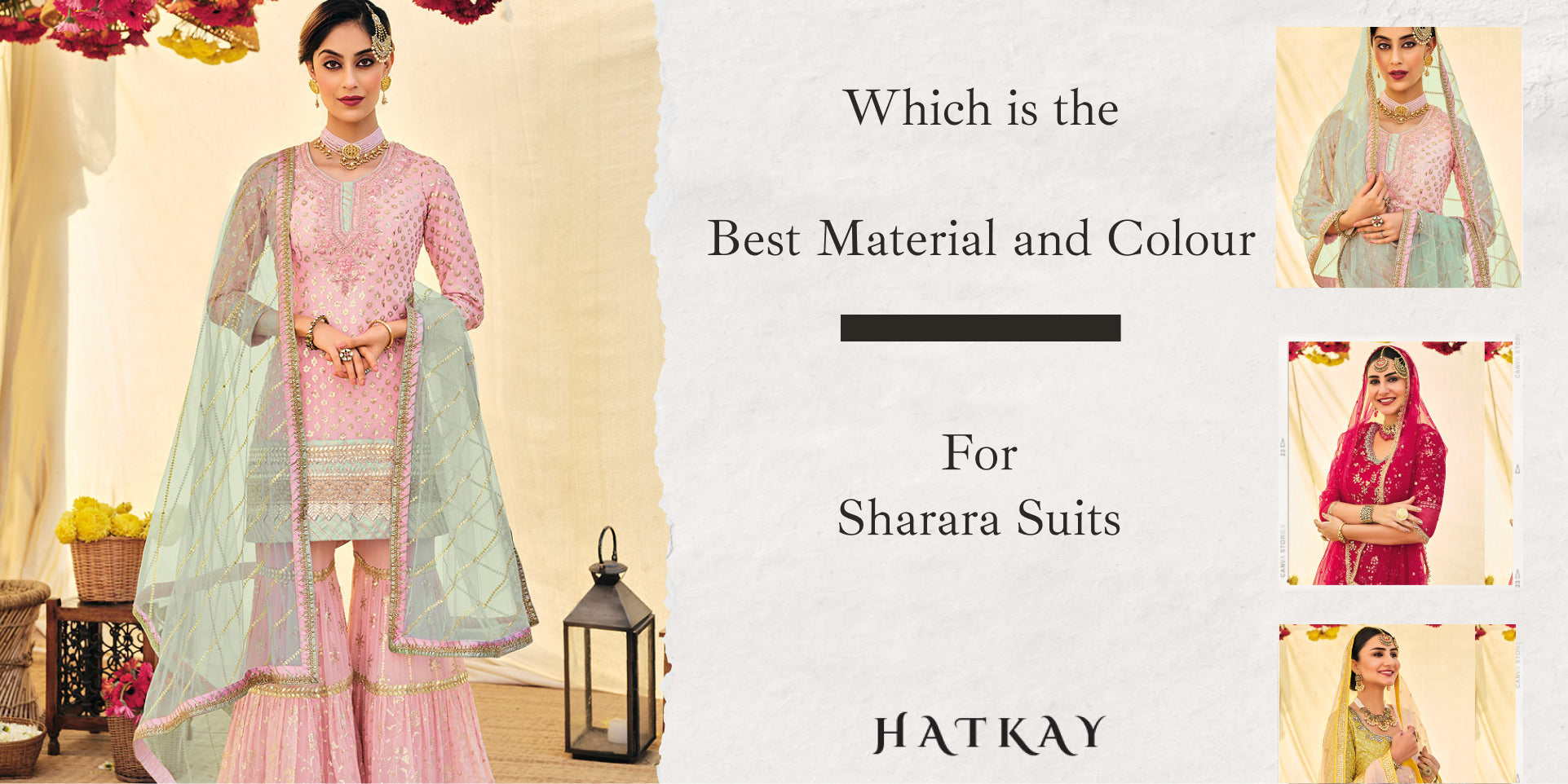 Which is the Best Material and Colour for Sharara Suits?