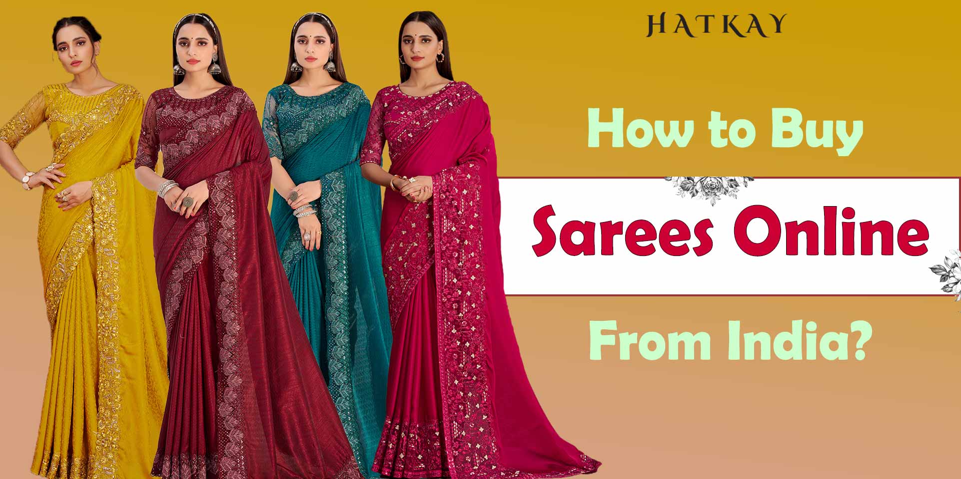 How to Buy Sarees Online from India?