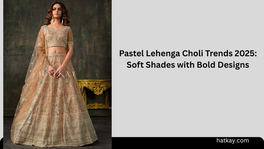 Pastel Lehenga Choli Trends 2025: Soft Shades with Bold Designs