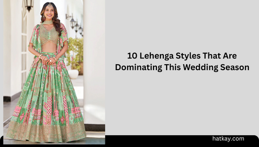 10 Lehenga Styles That Are Dominating This Wedding Season