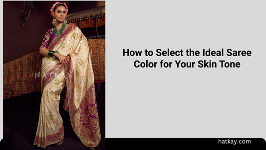 How to Select the Ideal Saree Color for Your Skin Tone