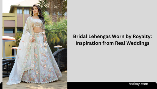 Bridal Lehengas Worn by Royalty: Inspiration from Real Weddings